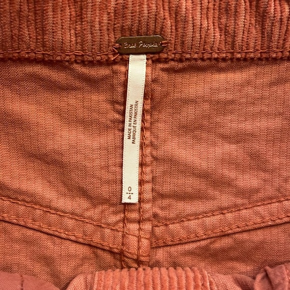 Free People Ray Corduroy Mini Skirt in Myrrh Size 4 - Picture 6 of 8